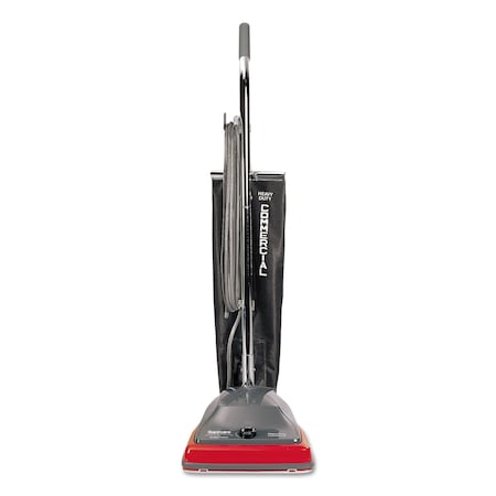 Sanitaire TRADITION Upright Vacuum SC679J, 12" Cleaning Path, Gray/Red/Black SC679K